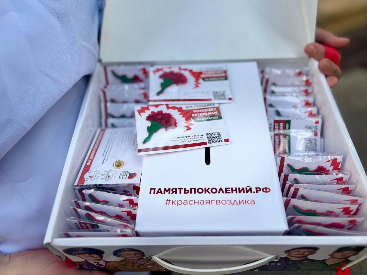 Стартовала всероссийская благотворительная акций «Красная гвоздика».